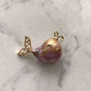 Baroque Pearl Little Mermaid Pendant